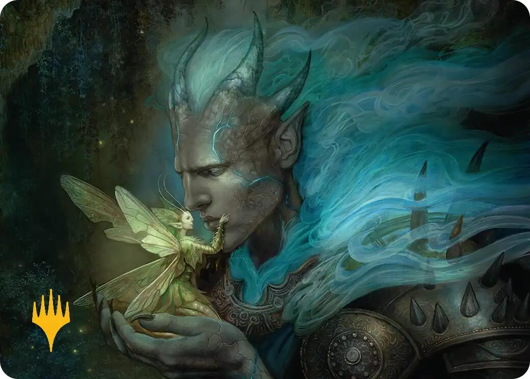 Run Away Together Art Card (Gold-Stamped Planeswalker Symbol) [Lorwyn Eclipsed Art Series] | Infinity Cards & Collectibles