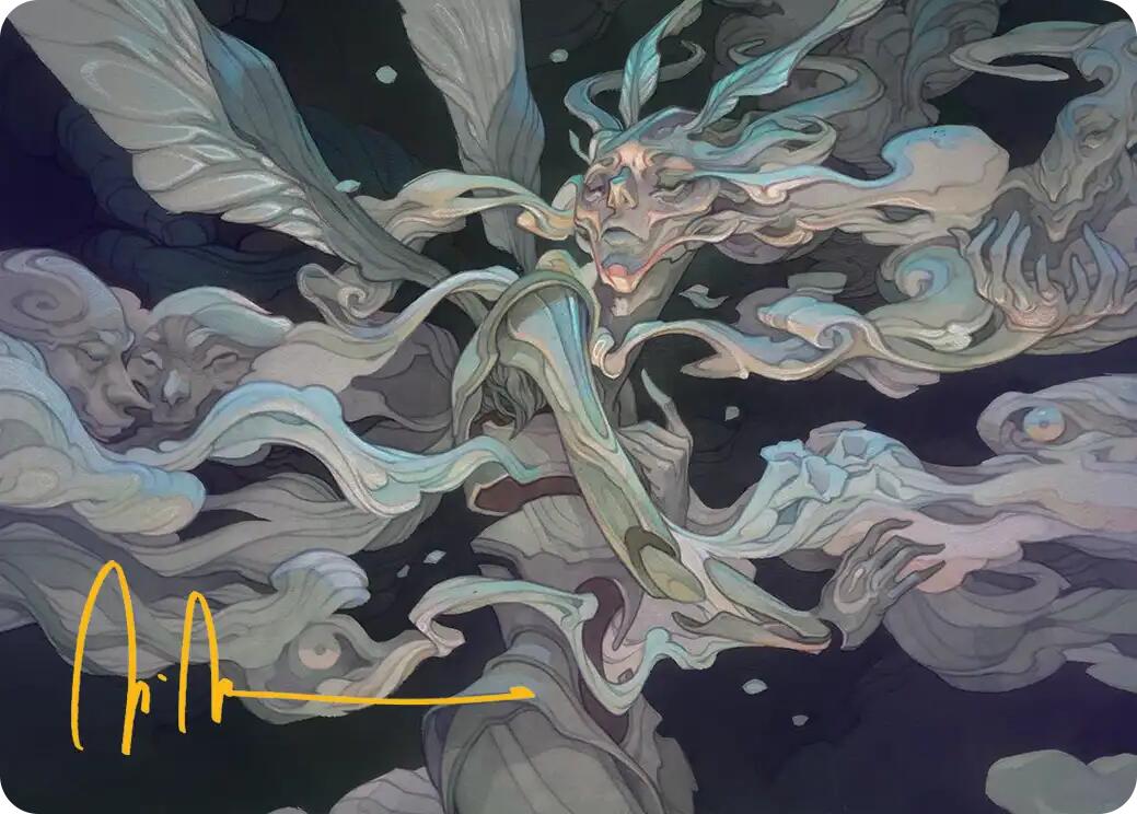 Temporal Cleansing Art Card (Gold-Stamped Signature) [Lorwyn Eclipsed Art Series] | Infinity Cards & Collectibles