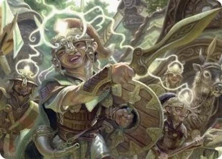 Thoughtweft Lieutenant Art Card [Lorwyn Eclipsed Art Series]