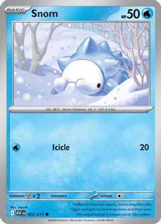 Snom (052/217) [Mega Evolution: Ascended Heroes]