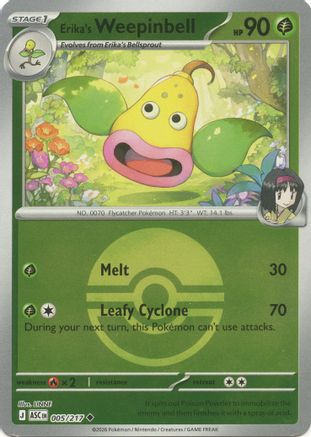 Erika's Weepinbell (005/217) (Poke Ball) [Mega Evolution: Ascended Heroes]