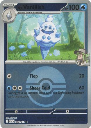 N's Vanillish (050/217) (Poke Ball) [Mega Evolution: Ascended Heroes]