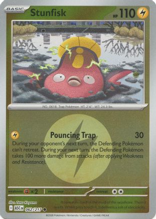 Stunfisk (062/217) (Energy Symbol Pattern) [Mega Evolution: Ascended Heroes]