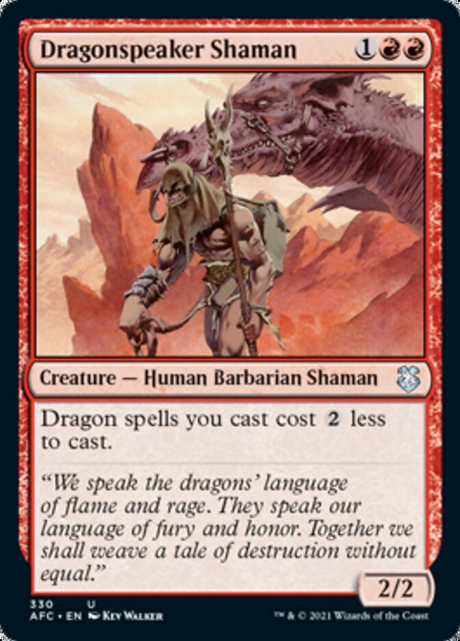 Dragonspeaker Shaman [Dungeons & Dragons: Adventures in the Forgotten Realms Commander] | Infinity Cards & Collectibles