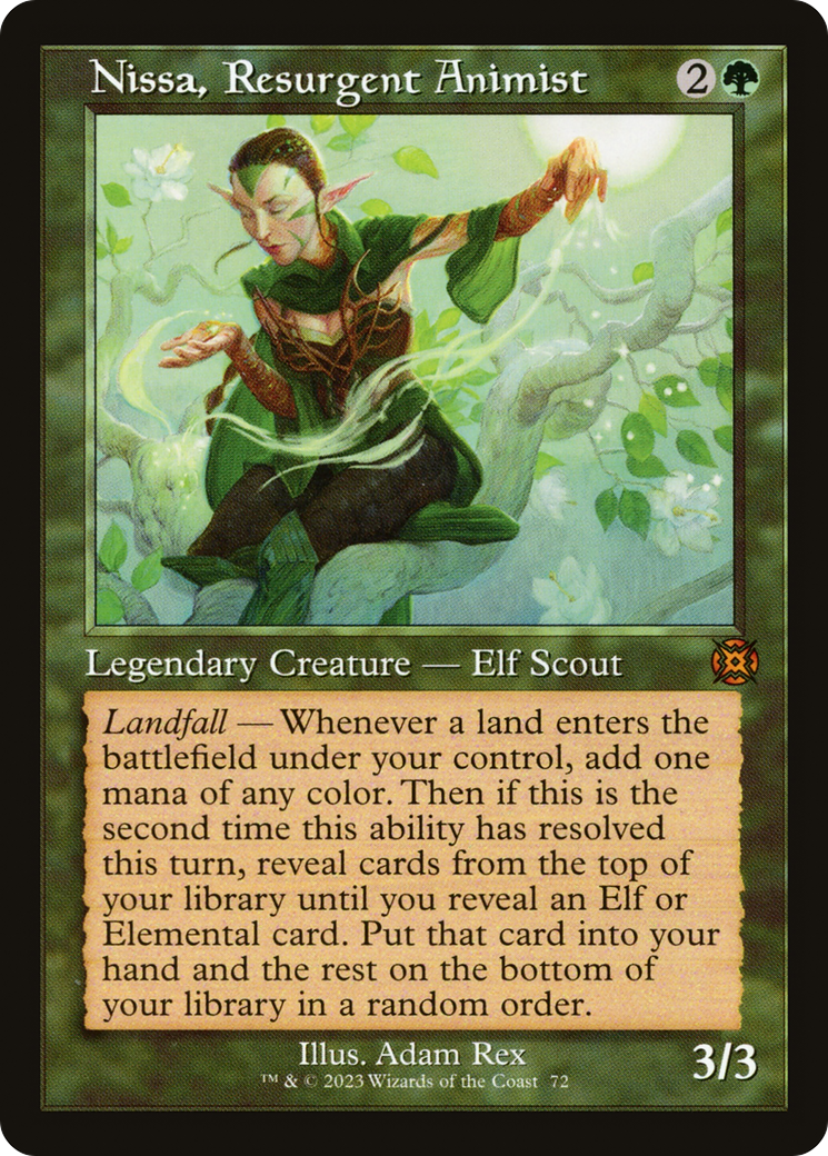 Nissa, Resurgent Animist (Retro) [March of the Machine: The Aftermath] | Infinity Cards & Collectibles