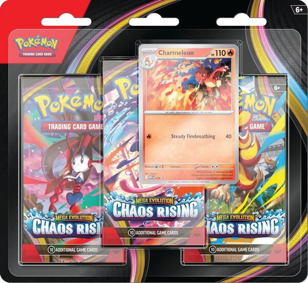*PRE-ORDER* Pokemon - Chaos Rising - 3-pack Blister