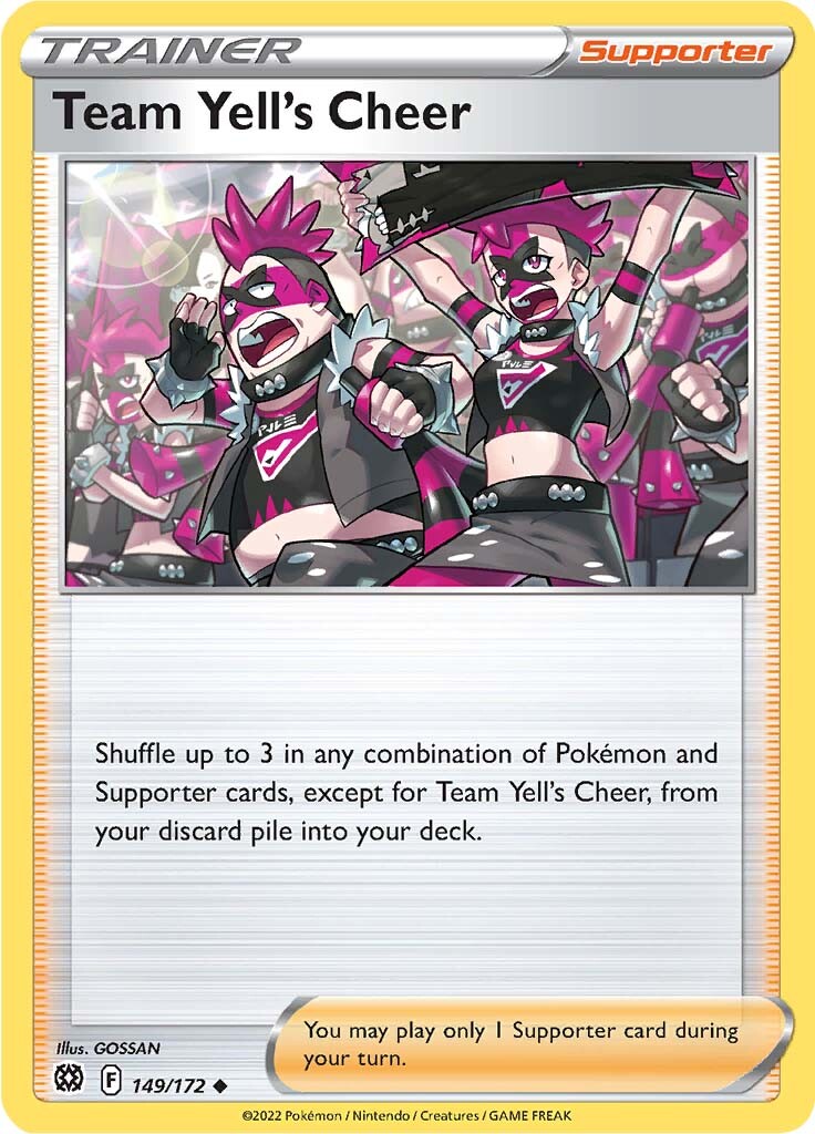 Team Yell's Cheer (149/172) [Sword & Shield: Brilliant Stars] | Infinity Cards & Collectibles