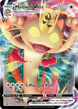 Meowth VMAX (SWSH005) [Sword & Shield: Black Star Promos] | Infinity Cards & Collectibles