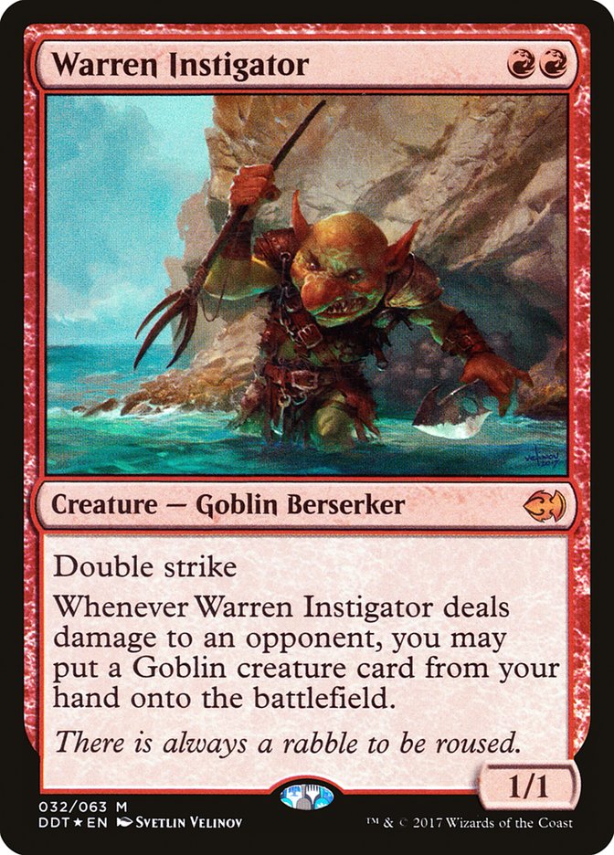 Warren Instigator [Duel Decks: Merfolk vs. Goblins] | Infinity Cards & Collectibles