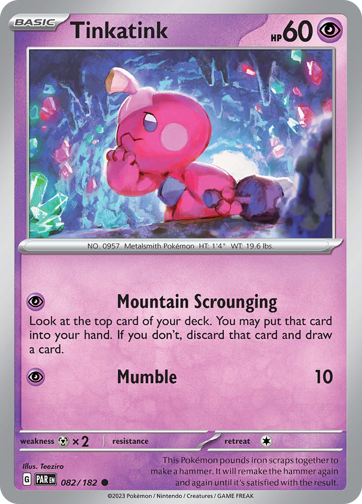 Tinkatink (082/182) [Scarlet & Violet: Paradox Rift] | Infinity Cards & Collectibles