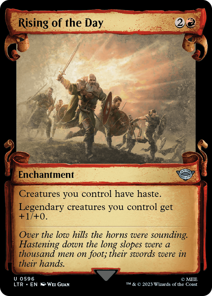 Rising of the Day [The Lord of the Rings: Tales of Middle-Earth Showcase Scrolls] | Infinity Cards & Collectibles