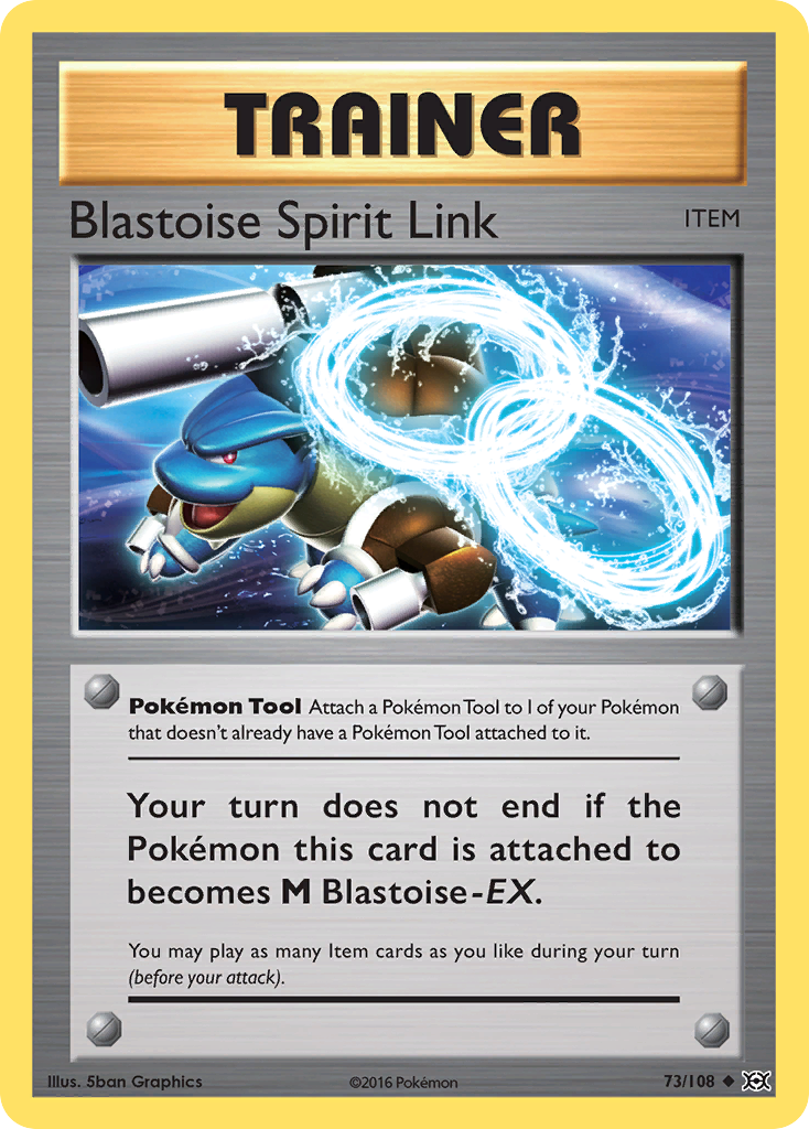 Blastoise Spirit Link (73/108) [XY: Evolutions] | Infinity Cards & Collectibles