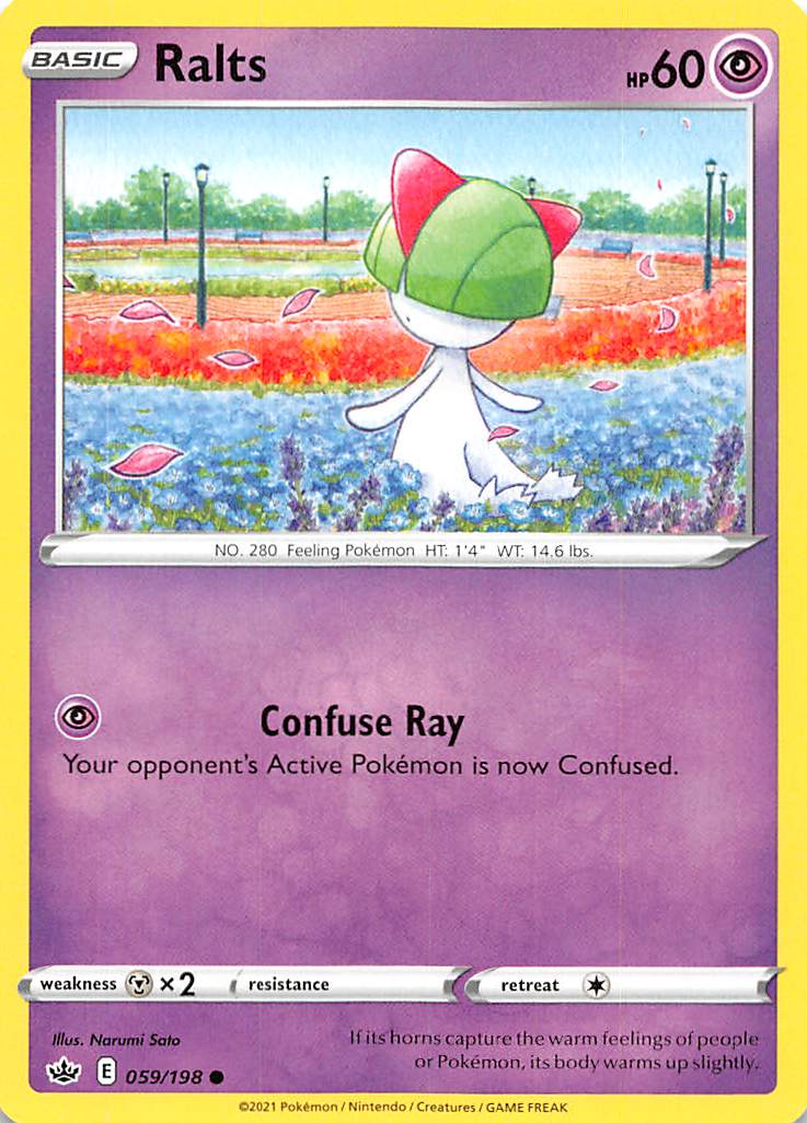 Ralts (059/198) [Sword & Shield: Chilling Reign] | Infinity Cards & Collectibles