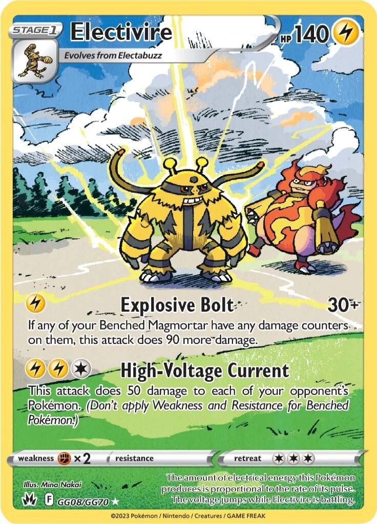 Electivire (GG08/GG70) [Sword & Shield: Crown Zenith] | Infinity Cards & Collectibles