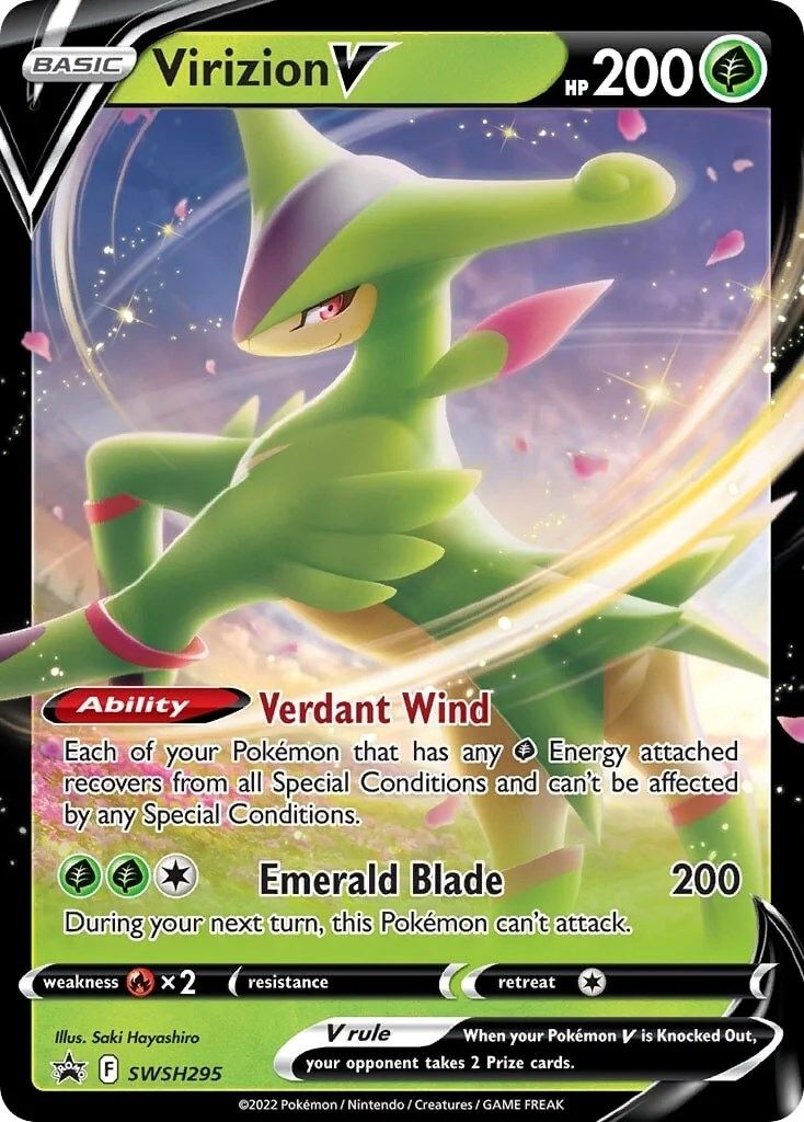 Virizion V (SWSH295) [Sword & Shield: Black Star Promos] | Infinity Cards & Collectibles
