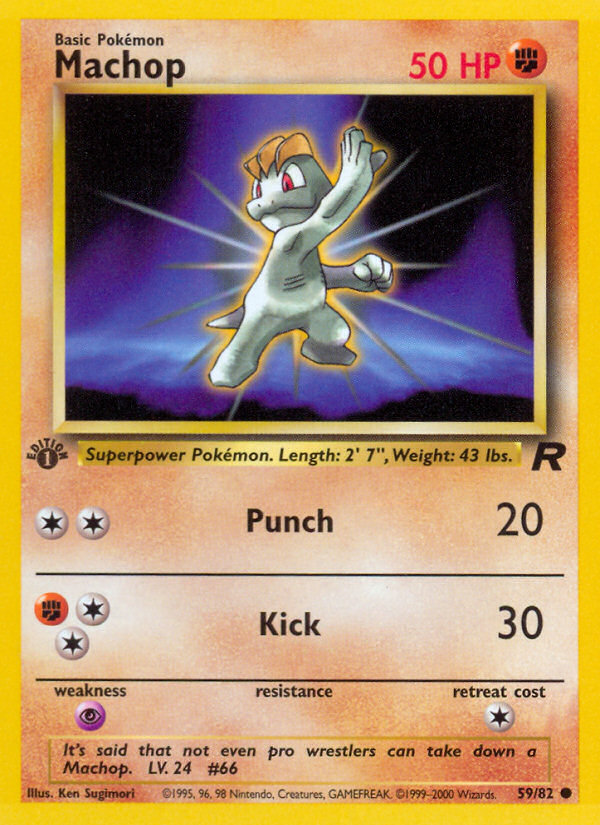 Machop (59/82) [Team Rocket 1st Edition] | Infinity Cards & Collectibles