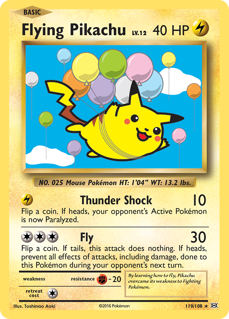 Flying Pikachu (110/108) [XY: Evolutions] | Infinity Cards & Collectibles