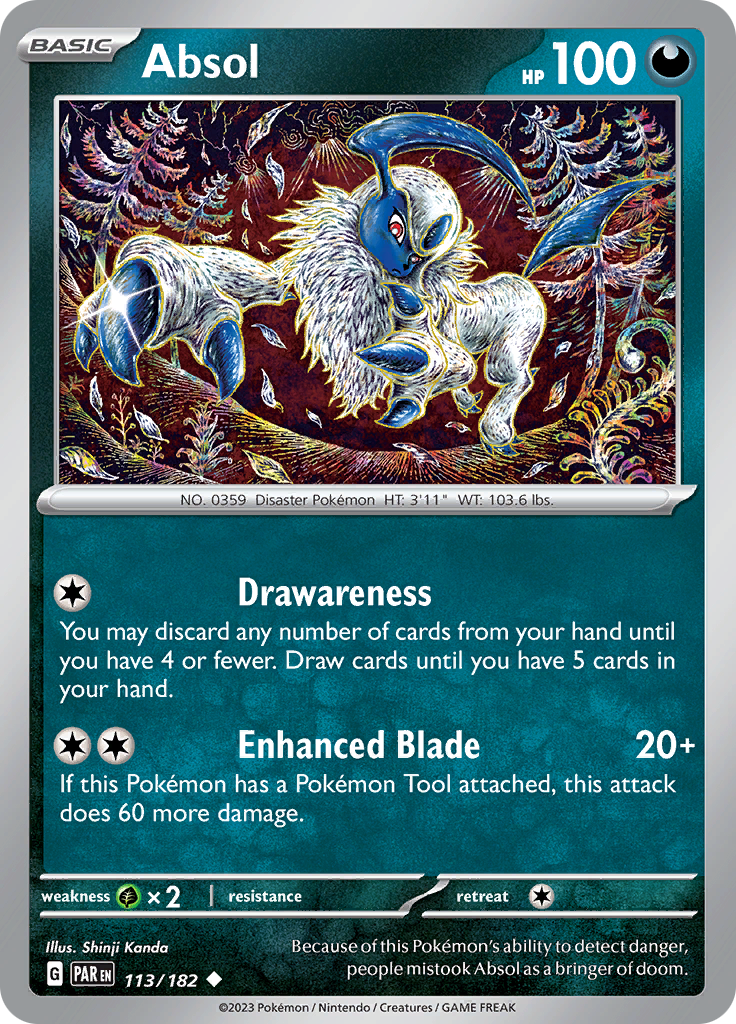 Absol (113/182) [Scarlet & Violet: Paradox Rift] | Infinity Cards & Collectibles
