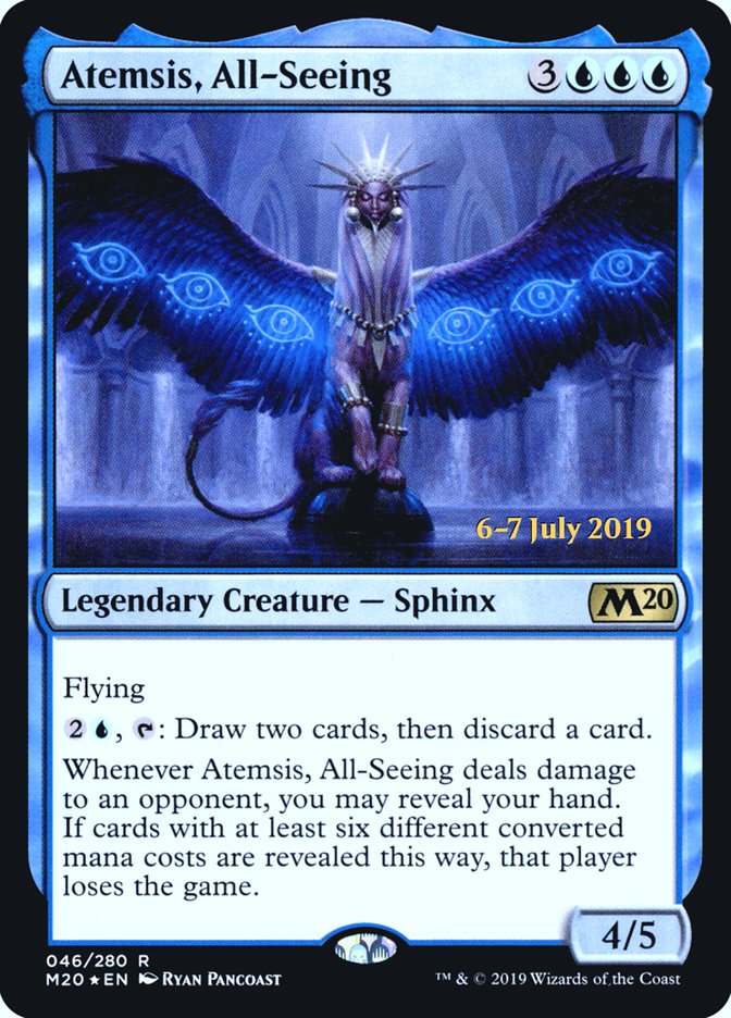 Atemsis, All-Seeing [Core Set 2020 Prerelease Promos] | Infinity Cards & Collectibles