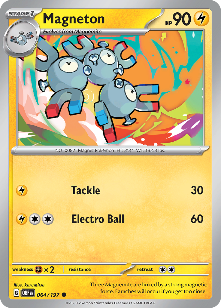 Magneton (064/197) [Scarlet & Violet: Obsidian Flames] | Infinity Cards & Collectibles