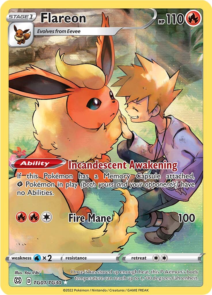Flareon (TG01/TG30) [Sword & Shield: Brilliant Stars] | Infinity Cards & Collectibles