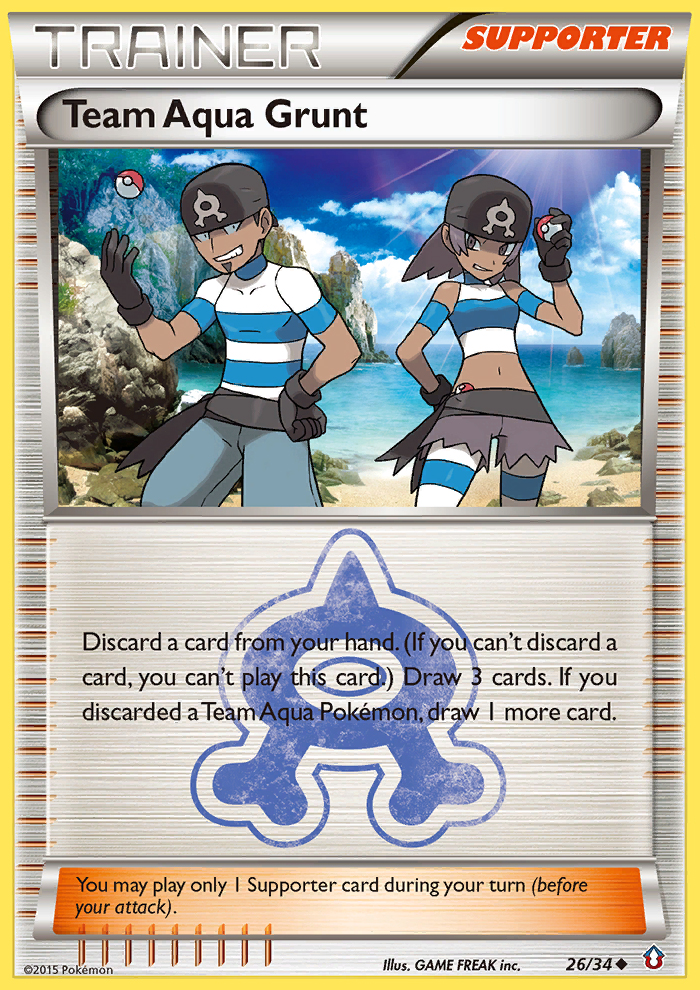 Team Aqua Grunt (26/34) [XY: Double Crisis] | Infinity Cards & Collectibles