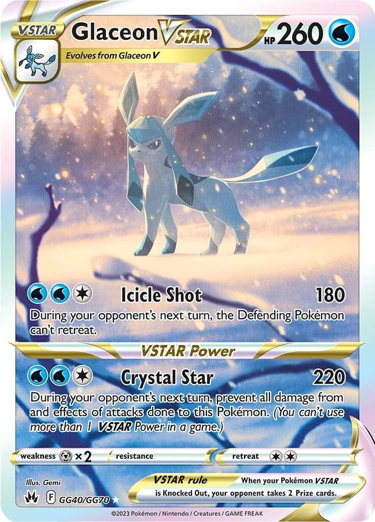 Glaceon VSTAR (GG40/GG70) [Sword & Shield: Crown Zenith] | Infinity Cards & Collectibles