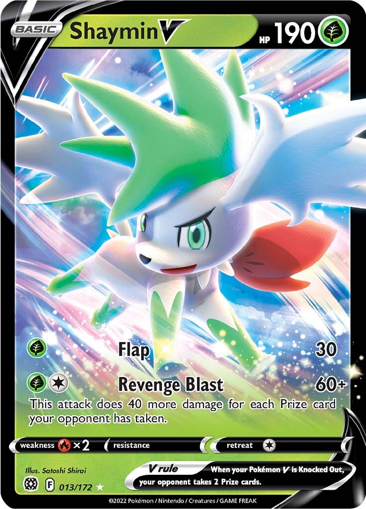 Shaymin V (013/172) [Sword & Shield: Brilliant Stars] | Infinity Cards & Collectibles