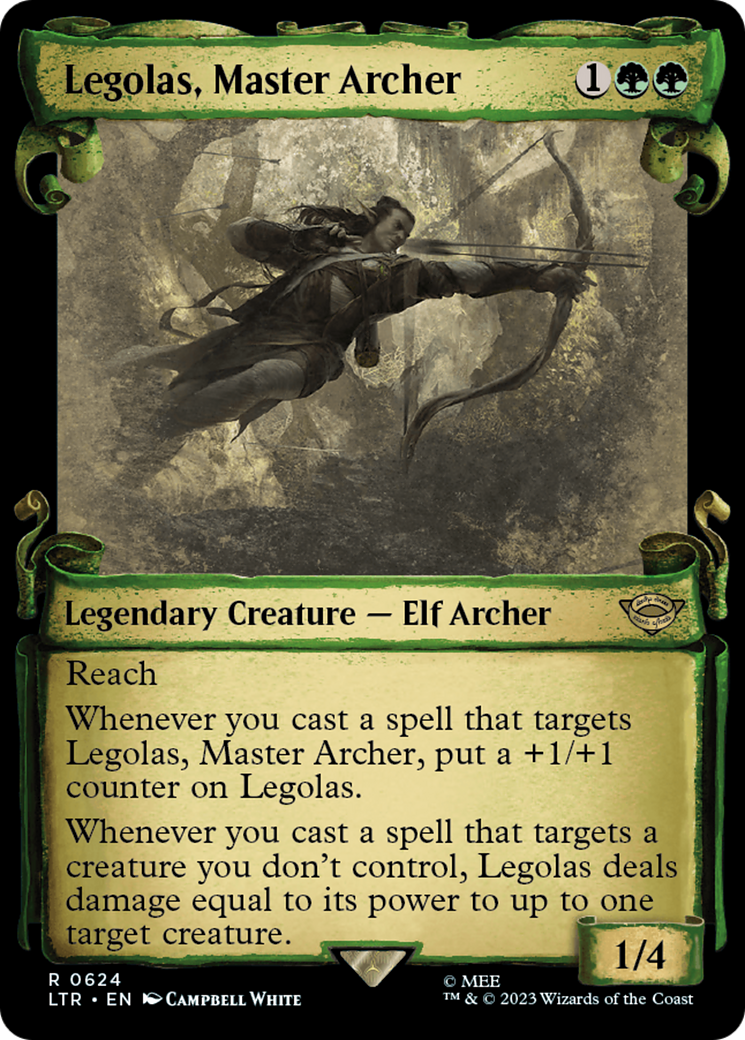 Legolas, Master Archer [The Lord of the Rings: Tales of Middle-Earth Showcase Scrolls] | Infinity Cards & Collectibles