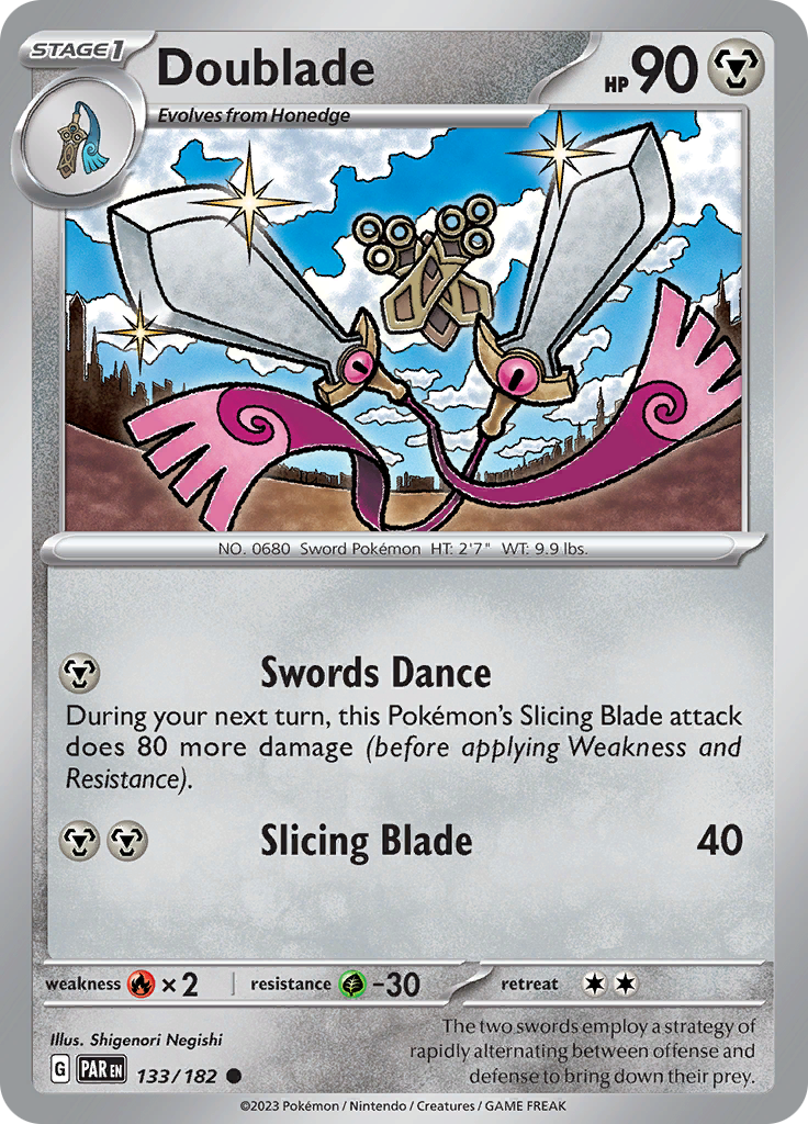Doublade (133/182) [Scarlet & Violet: Paradox Rift] | Infinity Cards & Collectibles