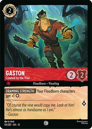 Gaston - Created by the Vine (115/204) - Attack of the Vine