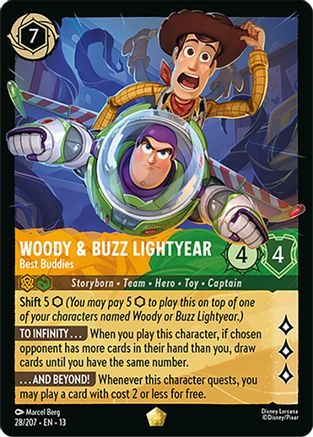 Woody & Buzz Lightyear - Best Buddies (28/204) - Attack of the Vine