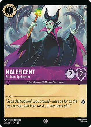 Maleficent - Exultant Spellcaster (39/204) - Attack of the Vine