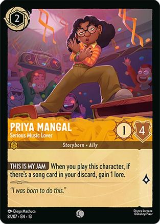 Priya Mangal - Serious Music Lover (8/204) - Attack of the Vine