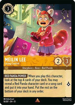 Meilin Lee - Losing Control (16/204) - Attack of the Vine Cold Foil