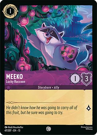 Meeko - Lucky Raccoon (47/204) - Attack of the Vine