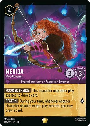 Merida - Wisp Conjurer (50/204) - Attack of the Vine