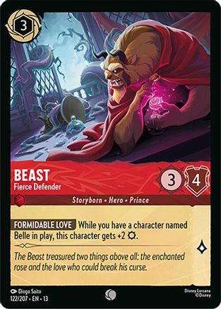 Beast - Fierce Defender (122/204) - Attack of the Vine