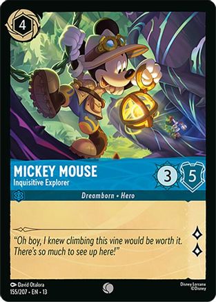 Mickey Mouse - Inquisitive Explorer (155/204) - Attack of the Vine