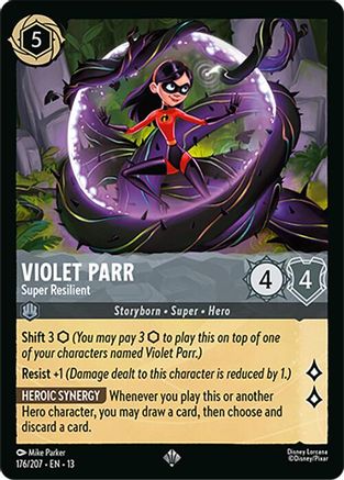 Violet Parr - Super Resilient (176/204) - Attack of the Vine