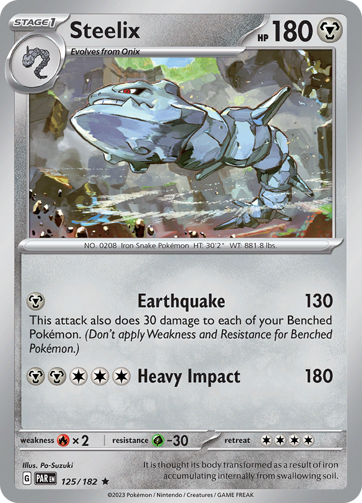 Steelix (125/182) [Scarlet & Violet: Paradox Rift] | Infinity Cards & Collectibles