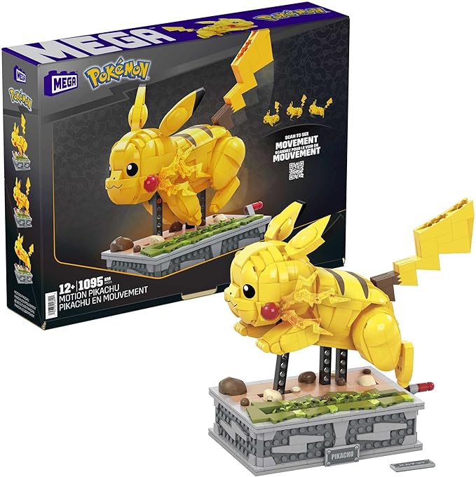 MEGA Pokémon Building Toys Set Motion Pikachu