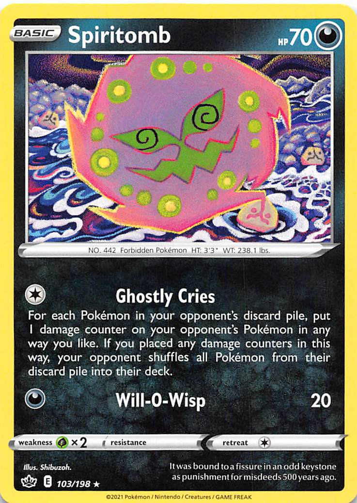 Spiritomb (103/198) [Sword & Shield: Chilling Reign] | Infinity Cards & Collectibles