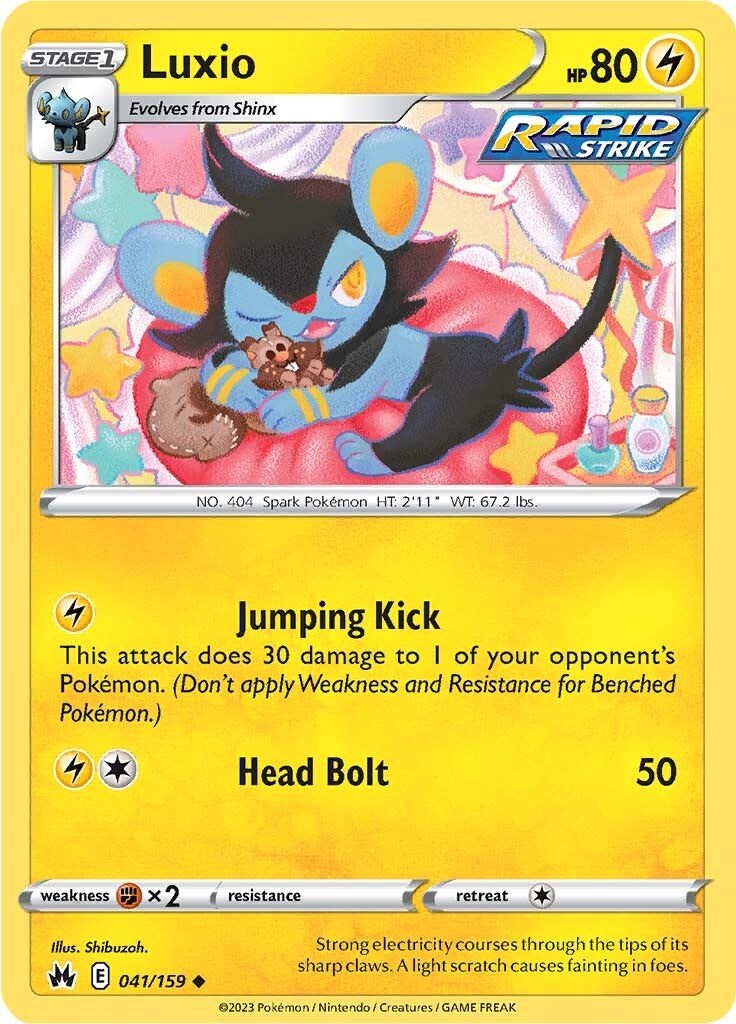 Luxio (041/159) (41) [Sword & Shield: Crown Zenith] | Infinity Cards & Collectibles