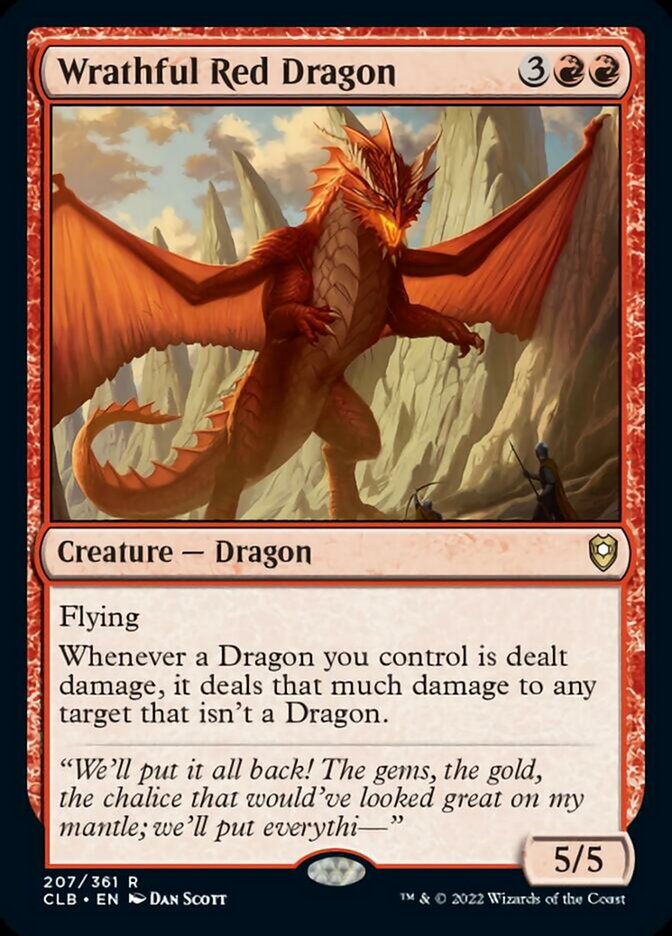 Wrathful Red Dragon [Commander Legends: Battle for Baldur's Gate] | Infinity Cards & Collectibles