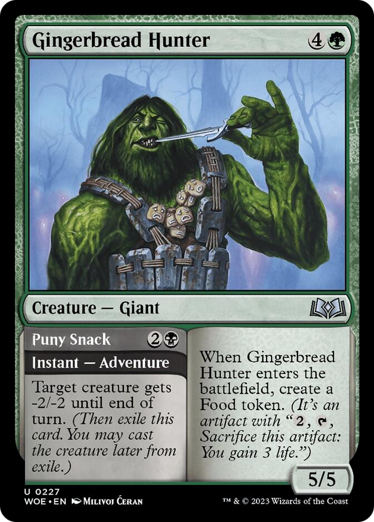 Gingerbread Hunter // Puny Snack [Wilds of Eldraine] | Infinity Cards & Collectibles