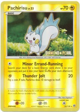 Pachirisu (35/130) [Burger King Promos: 2008 Collection] | Infinity Cards & Collectibles
