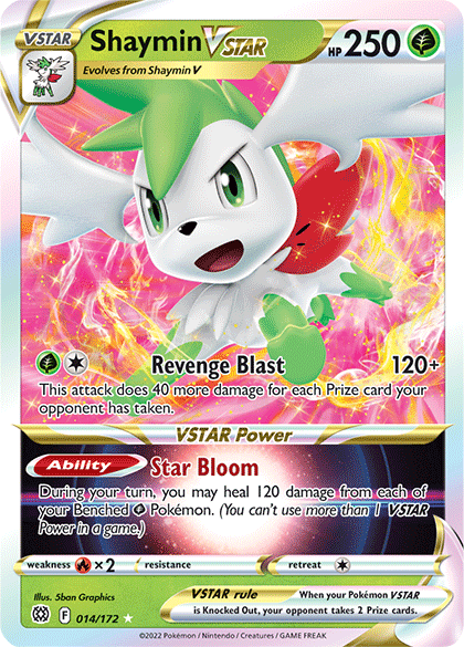 Shaymin VSTAR (014/172) [Sword & Shield: Brilliant Stars] | Infinity Cards & Collectibles