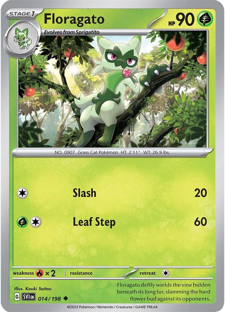 Floragato (014/198) [Scarlet & Violet: Base Set] | Infinity Cards & Collectibles
