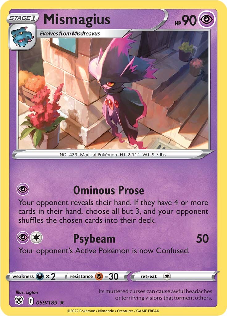 Mismagius (059/189) [Sword & Shield: Astral Radiance] | Infinity Cards & Collectibles